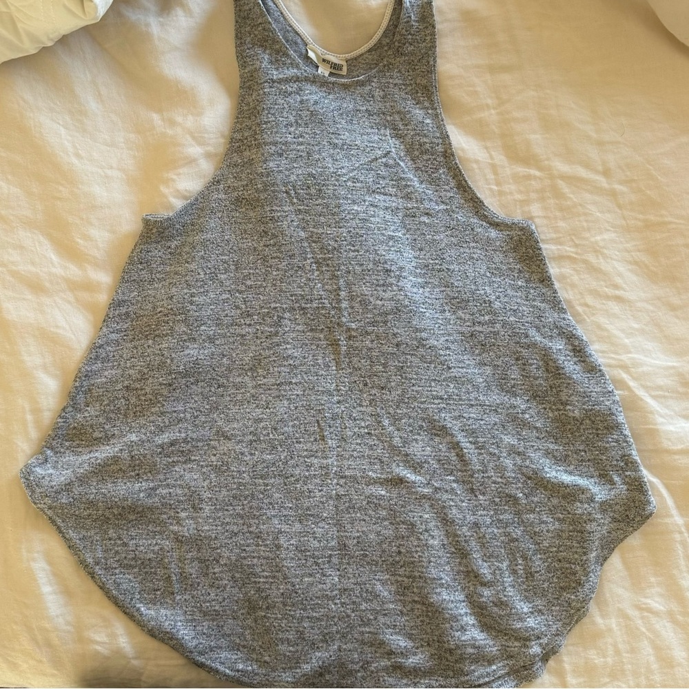 Aritzia wilfred free trapeze knit tank XS grey